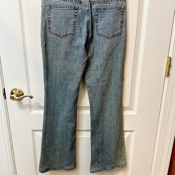 Bootleg Jeans Embellished with Tiger Eye Beads and Jade - Picture 2 of 3